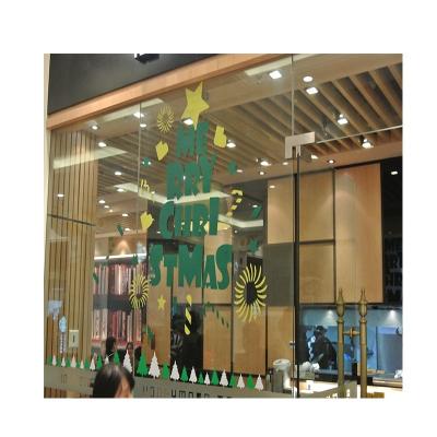 China Decorative Sticker Merry Christmas PVC Sticker Window Sticker, Stained Glass Sticker Printing for sale