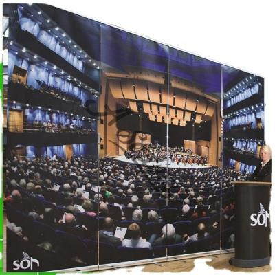 China Display Shows Super Wide Banner Stands, Extra Large Format Wide Banners, Huge Banner Stand for sale