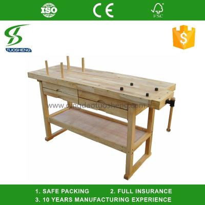 China Large Beech Vise Wood Workbench for DIY Enthusiasts and Professionals alike for sale