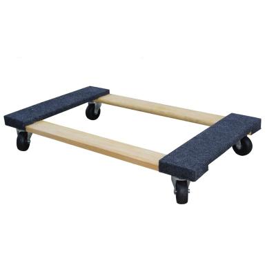 China Heavy Duty Home Tools Wheels Moving Wooden Pallet Carts TC0500 for sale