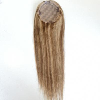 China 100% Unprocessed Mono Low Straight Hairpiece For Woman Russian Virgin Hair Topper for sale