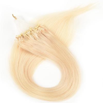 China unprocessed 100% quality price guarantee suitable cuticle aligned micro ring hair weft extension for sale