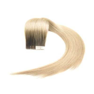 China 100% Unprocessed Seamless Human Tape Extensions Invisible Hand Tied Seamless Hand-Tied Tape Hair Extensions for sale