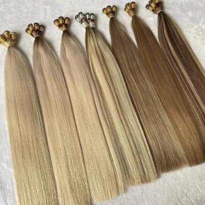 China 100% Unprocessed Fine Quality Human Braiding Bulk Good Quality Cuticle Aligned Handtied Hair Weft for sale