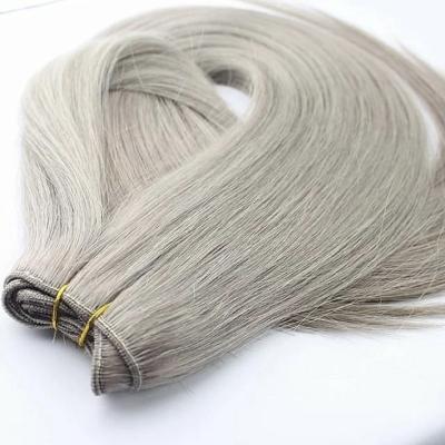 China 100% Hot Sale 100% Unprocessed Remy Hair Extensions Weft Hair Bundles Virgin Machine Hair Weft Extensions for sale