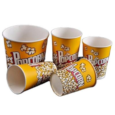 China Disposable Custom Disposable Paper Popcorn Packaging For Popcorn for sale