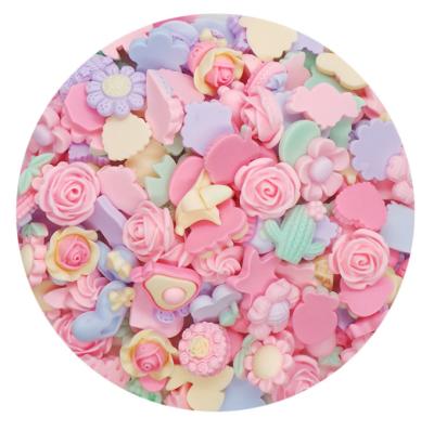 China China 100Pcs Resin Cabochon Kawaii Food Scrapbook DIY Craft Hair Accessories Flat Back Decor Mini Simulation Candy Cookies Donuts for sale