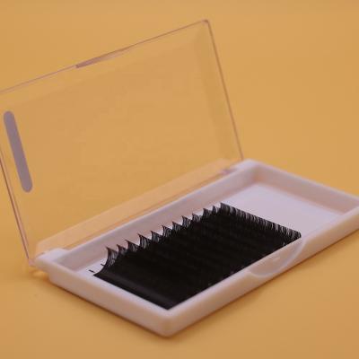 China Natural Fluffy Long Velvet Black Volume Lashes With 3D Flip Volumelashes And Quick Fanning Lash Extension Lashes for sale