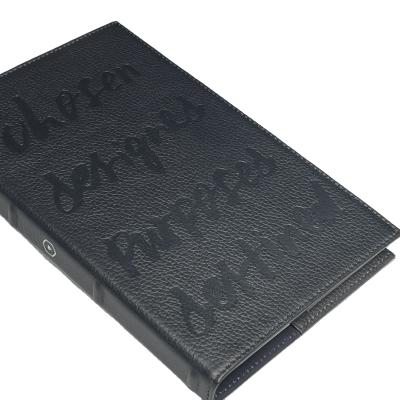 China Gift Customized Real Luxury Leather Notebook for sale