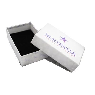 China Cardboard / Customized Small Paper Jewelry Box Paper Lid And Bottom for sale