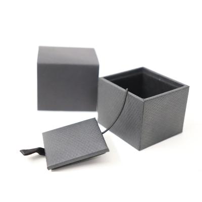 China Wholesale high quality plastic box factory price fashion velvet cufflink box for sale