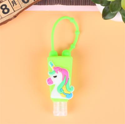 China China Unicorn Silicone Hand Sanitizer Holder with Bath and Body Pokcetbac Holder for sale