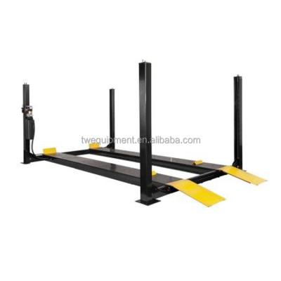 China Low Ceiling 9000 Portable Four Post Car Lift 4 Post Automotive Parking Lift For Sale 4000kg (9000lbs) for sale