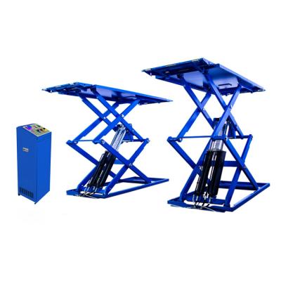 China Maintanence auto car scissor lift/mechanical car lift equipment workshop electric scissors for sale