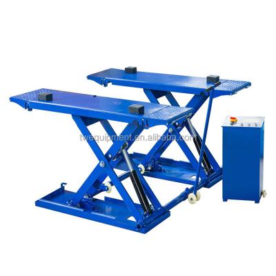 China Auto maintanence in floor hydraulic portable car scissor jack car home lift from china manufacturer for sale