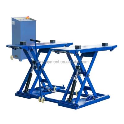 China Mid Manufacturer 3.5ton Auto Mobile Hydraulic Lift Maintanence Garage Scissor Portable Car Crane For Sale for sale