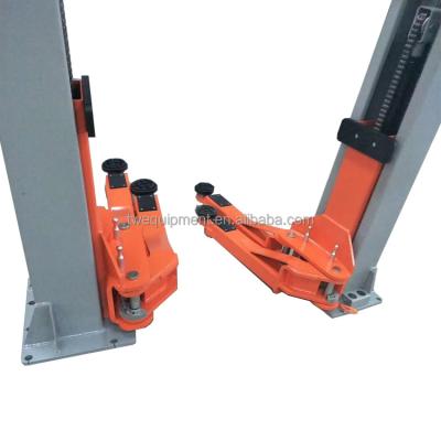 China New Style Hot Selling Car Lift Overhead Two Post Hydraulic Car Lift With Asymmetry Arms for sale