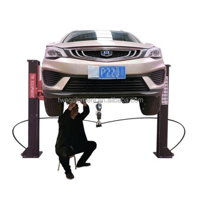 China Maintanence 3ton Weight Movable Hydraulic Auto Lift Two Post Car Lift Hydraulic Automatic Crane With CE for sale