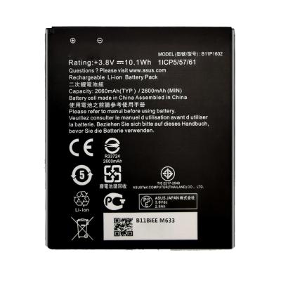 China Original Mobile Phone Hot Sales Replacement Battery 2660Mah 3.8V Mobile Phone Battery For Asus B11P1602 for sale