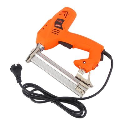 China Decorate Electric Nailer Frame Stapler Furniture Staple Gun Dealing With Staples Nails Carpentry Woodworking Tools F30/422 for sale