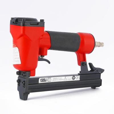 China Decorate Pneumatic Nail Gun 1022 Cordless Compressor Pneumatic Nailer Stapler For 10-22mm Long Nails for sale