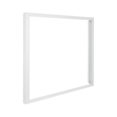 China Commercial 620x620 Led Panel Light Surface Mount Frame Kit Aluminum Ceiling Support Box Kits For 600x600 Flat Panel Installation for sale