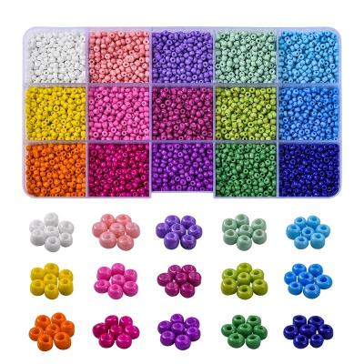 China Crystal Pandahall 15 Color DIY Round Seed Beaded Bracelet Making Kit, for sale