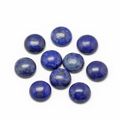 China Pandahall Gemstone Dyed Natural Half Dome Round Cabochon Lapis Lazuli for sale