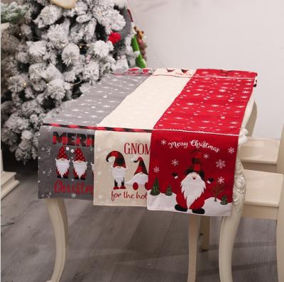 China Home Christmas Dining Table Runner Party New Year Decoration Beautiful Colorful Luxury Creative Christmas Tablecloths for sale