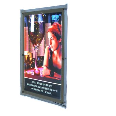 China Shuntai Shopping Mall Customized Crystal Rectangle Photo Light Box For Advertising Display for sale