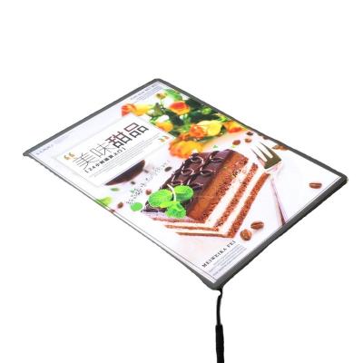 China Outdoor Advertising Light Box A1 LED Sign Customized Slim Box A1/A2/A3/A4 Light Box for sale