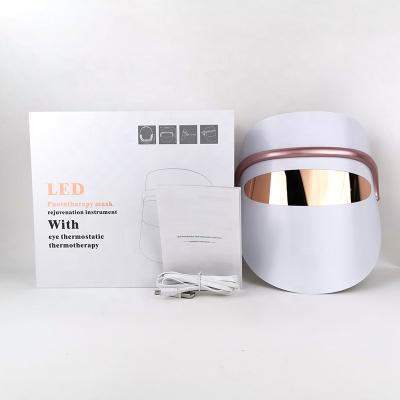 China Dye removal advanced technology beauty led light therapy facial mask skin care infared 7 color anti aging led beauty face mask for sale