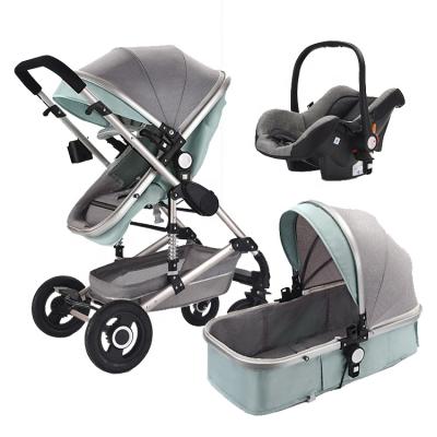 China Travel System Baby Stroller Manufacturer Baby Stroller Easy Folding 3 in 1 Baby Stroller Pram for sale