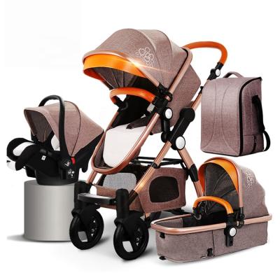 China Hot Sale Baby Stroller Lightweight Hot High Landscape Classic Pram 3 In 1 Luxury Baby Strollers for sale