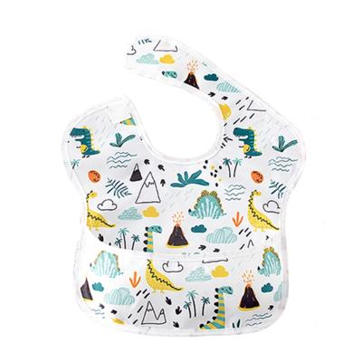 China Free Shipping Long Sleeve Bibs Wholesale Baby Bib Waterproof Pul PVC Baby Bibs Waterproof Feeding Bibs for sale