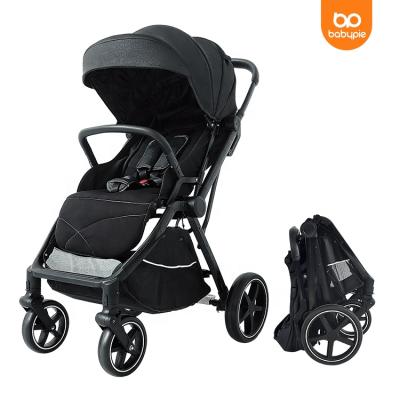 China Seat two way foldable stroller bebe 3 in 1 en leather baby stroller private label customized for sale