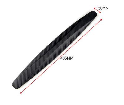 China Anti-Scratch Strips Protective Carbon Pattern Body Protector Valance Chin Bumper Molding Carbon Fiber Rubber Car Protector Corner Guard Sticker for sale