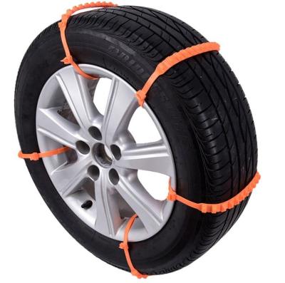 China 66pcs 10pack/lot Car Winter Nylon Anti-skid Chains For Cars Snow Mud Tire Tire Tendon Thickened For 175-295 Wide Tire for sale