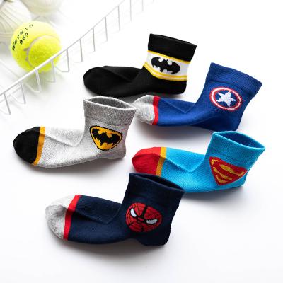 China Sporty 5 Pairs/Multiple Pieces Baby Mesh Breathable Autumn Winter Cartoon Boy Soft Cotton Children's Socks Socks Kids Gifts for sale