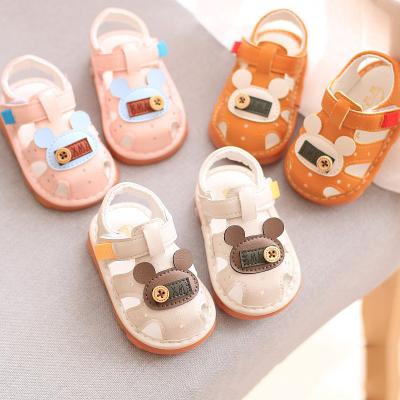 China 2022 Baby Summer Women's Shoes Breathable Sandals Soft Unique Non-slip Walking Shoes 0-1-2 Years Old Baby for sale