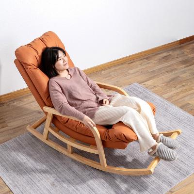 China Reclining Hot Sales Modern living room solid wood rocking chair sofa Recliner chair Factory outlet for sale