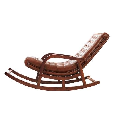 China Reclining American country recliner chair sofa Living Room Solid Wood rocking chair Leisure Lounge Chair Factory outlet for sale