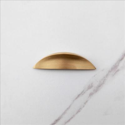 China MAXERY Modern Luxury Cabinet Knob Furniture Drawer Solid Brass Cabinet Knobs Gold Cabinet Handle for sale