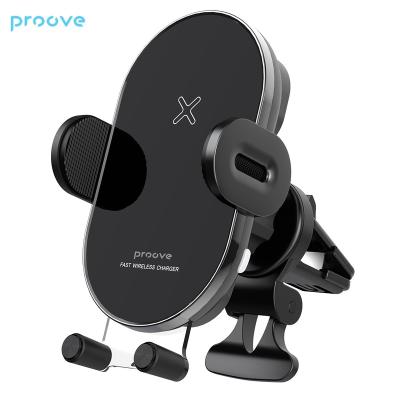 China Mobile Phone Proove Rounded Energy 15W Wireless Charging Car Holder Fast Charge Phone Holder Car Stand Charger for sale