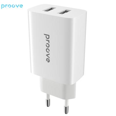 China Mobile Phone Proove Rapid 10.5W 2 USB Phone charger EU Travel Wall Charger Smartphone Android Adapter Mobile Phone USB Charger for sale