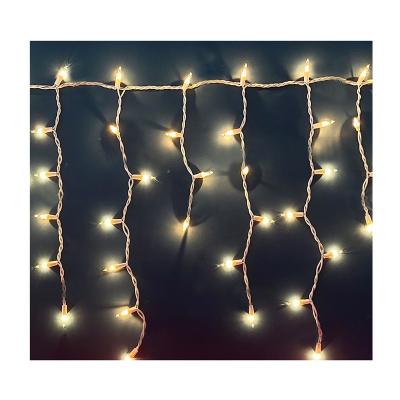 China Commercial Use Indoor Outdoor Lawn Lights String Christmas Lights Icicle Family Party Decoration Gardening Fairy Lights for sale