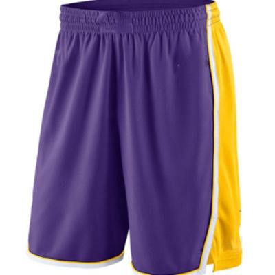 China 2021 New Arrival Mens Yellow Purple Pants Wholesale Antibacterial Basketball Pants for sale