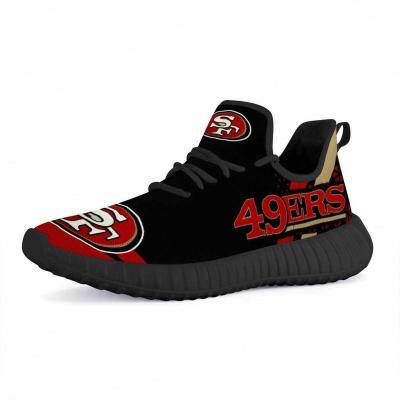 China Wholesale Durable Sports Sneaker Breathable Jets Logo Design Sport Shoes Fashion Unisex Breathable Football Team Casual Shoes for sale