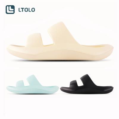 China EVA Blank Summer Slides Beach Fancy Women Fancy Slipper Sandal Lightweight Anti Slip Pillow Slide Slippers for sale