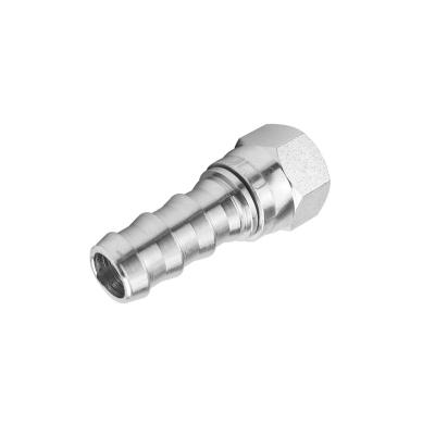 China Push-On Barb Fitting 26711 Stock Available Full Sizes JIC Steel Female Straight Push-On Pipe Barb Fittings for sale